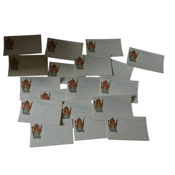 Vintage “Here’s What’s Cookin” Blank Recipe Cards (20) Kitchen Art Retro READ - Picture 2 of 5